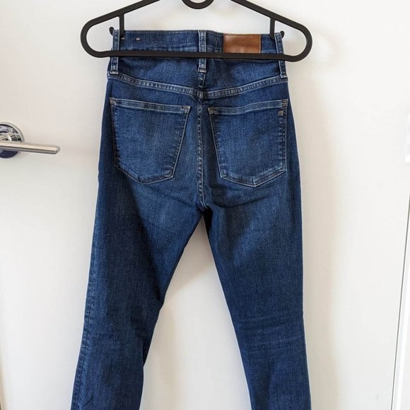 Madewell Skinny Jeans - Medium/Dark Blue Wash - Picture 4 of 5